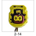 Automotive pigtail and connector - Automotive Pigtails by The Parts Man 2 Cavity 014