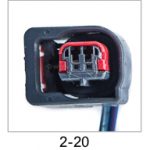 Automotive pigtail and connector - Automotive Pigtails by The Parts Man 2 Cavity 020