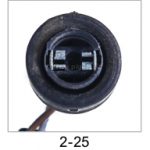 Automotive pigtail and connector - Automotive Pigtails by The Parts Man 2 Cavity 025