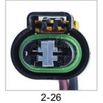 Automotive pigtail and connector - Automotive Pigtails by The Parts Man 2 Cavity 026