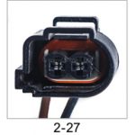 Automotive pigtail and connector - Automotive Pigtails by The Parts Man 2 Cavity 027