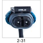 Automotive pigtail and connector - Automotive Pigtails by The Parts Man 2 Cavity 031