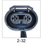 Automotive pigtail and connector - Automotive Pigtails by The Parts Man 2 Cavity 032