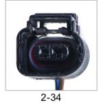 Automotive pigtail and connector - Automotive Pigtails by The Parts Man 2 Cavity 034