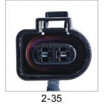 Automotive pigtail and connector - Automotive Pigtails by The Parts Man 2 Cavity 035