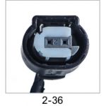 Automotive pigtail and connector - Automotive Pigtails by The Parts Man 2 Cavity 036