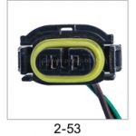 Automotive pigtail and connector - Automotive Pigtails by The Parts Man 2 Cavity 053