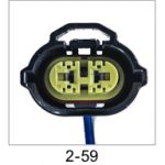 Automotive pigtail and connector - Automotive Pigtails by The Parts Man 2 Cavity 059