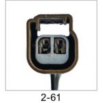 Automotive pigtail and connector - Automotive Pigtails by The Parts Man 2 Cavity 061