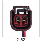 Automotive pigtail and connector - Automotive Pigtails by The Parts Man 2 Cavity 062