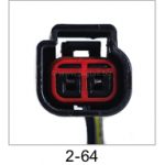 Automotive pigtail and connector - Automotive Pigtails by The Parts Man 2 Cavity 064