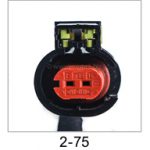 Automotive pigtail and connector - Automotive Pigtails by The Parts Man 2 Cavity 075
