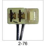 Automotive pigtail and connector - Automotive Pigtails by The Parts Man 2 Cavity 076