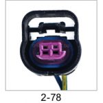 Automotive pigtail and connector - Automotive Pigtails by The Parts Man 2 Cavity 078