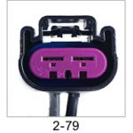 Automotive pigtail and connector - Automotive Pigtails by The Parts Man 2 Cavity 079