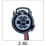 Automotive pigtail and connector - Automotive Pigtails by The Parts Man 2 Cavity 080