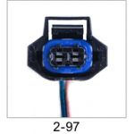 Automotive pigtail and connector - Automotive Pigtails by The Parts Man 2 Cavity 097