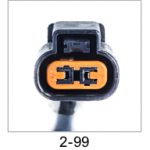 Automotive pigtail and connector - Automotive Pigtails by The Parts Man 2 Cavity 099