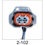 Automotive pigtail and connector - Automotive Pigtails by The Parts Man 2 Cavity 102