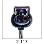 Automotive pigtail and connector - Automotive Pigtails by The Parts Man 2 Cavity 117
