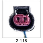 Automotive pigtail and connector - Automotive Pigtails by The Parts Man 2 Cavity 118