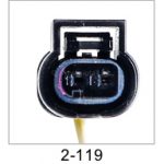 Automotive pigtail and connector - Automotive Pigtails by The Parts Man 2 Cavity 119