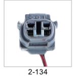 Automotive pigtail and connector - Automotive Pigtails by The Parts Man 2 Cavity 134