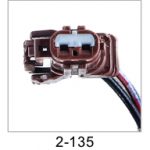 Automotive pigtail and connector - Automotive Pigtails by The Parts Man 2 Cavity 135