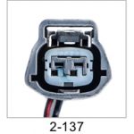 Automotive pigtail and connector - Automotive Pigtails by The Parts Man 2 Cavity 137