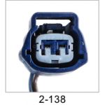 Automotive pigtail and connector - Automotive Pigtails by The Parts Man 2 Cavity 138
