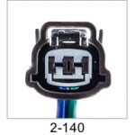 Automotive pigtail and connector - Automotive Pigtails by The Parts Man 2 Cavity 140