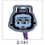 Automotive pigtail and connector - Automotive Pigtails by The Parts Man 2 Cavity 141