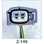 Automotive pigtail and connector - Automotive Pigtails by The Parts Man 2 Cavity 146