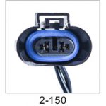 Automotive pigtail and connector - Automotive Pigtails by The Parts Man 2 Cavity 150
