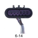 Automotive pigtail and connector - Pigtail 6 14