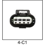 Automotive pigtail and connector - Automotive Pigtail 4 C001