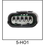 Automotive pigtail and connector - Automotive Pigtail 5 HO001