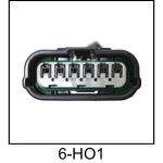 Automotive pigtail and connector - Automotive Pigtail 6 HO001