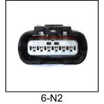 Automotive pigtail and connector - Automotive Pigtail 6 N002