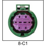 Automotive pigtail and connector - Automotive Pigtail 8 C001