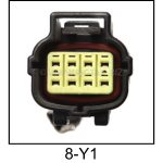 Automotive pigtail and connector - Automotive Pigtail 8 Y001
